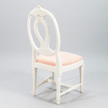 A Gustavian chair by master Melchior Lundberg (Master 1775-1812), Stockholm.