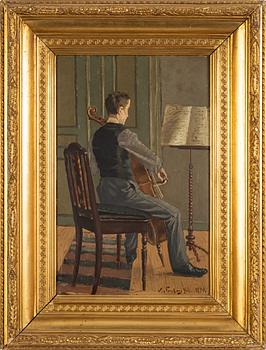 Nils Forsberg d y, Cellisten.