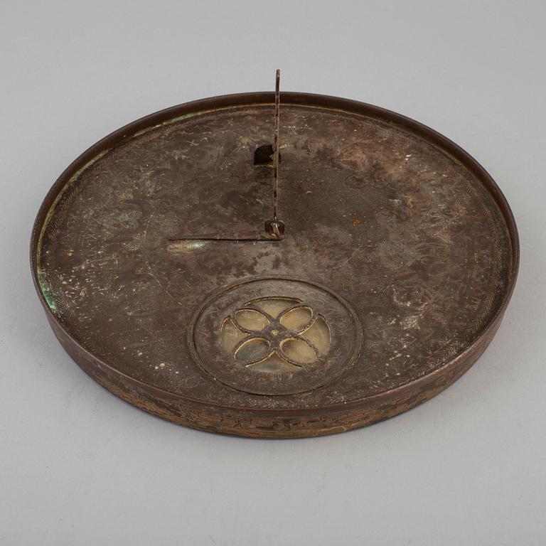 A 19th century sundial.