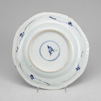 TALLRIKAR, 3 st, porslin, Kina, Kangxi, 1700-tal.