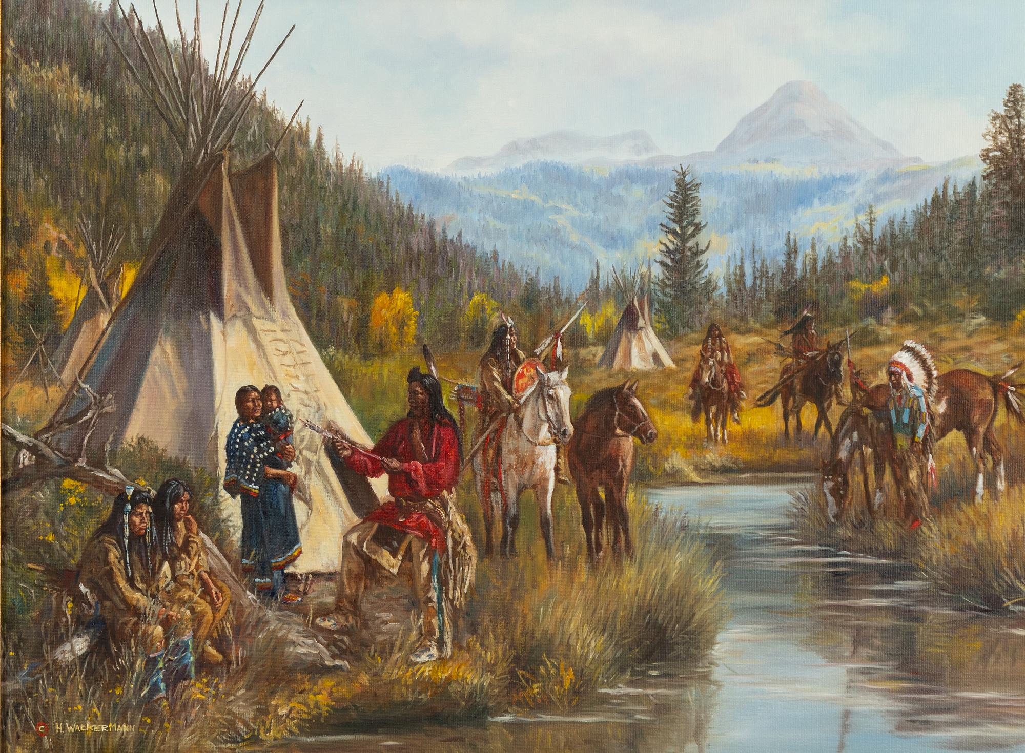 Hubert Wackermann, "Crow Camp".