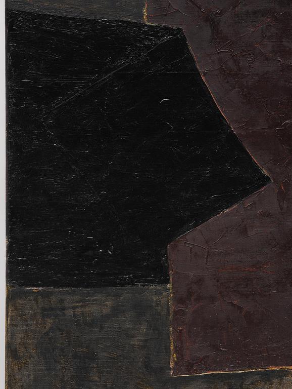 Adrian Heath, "Composition: Yellow, Black and Pink".
