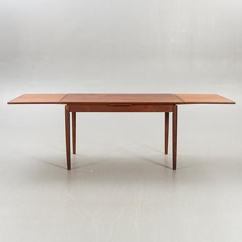 Matbord, teak, Holländskt utdrag, Danmark, 1960-tal.