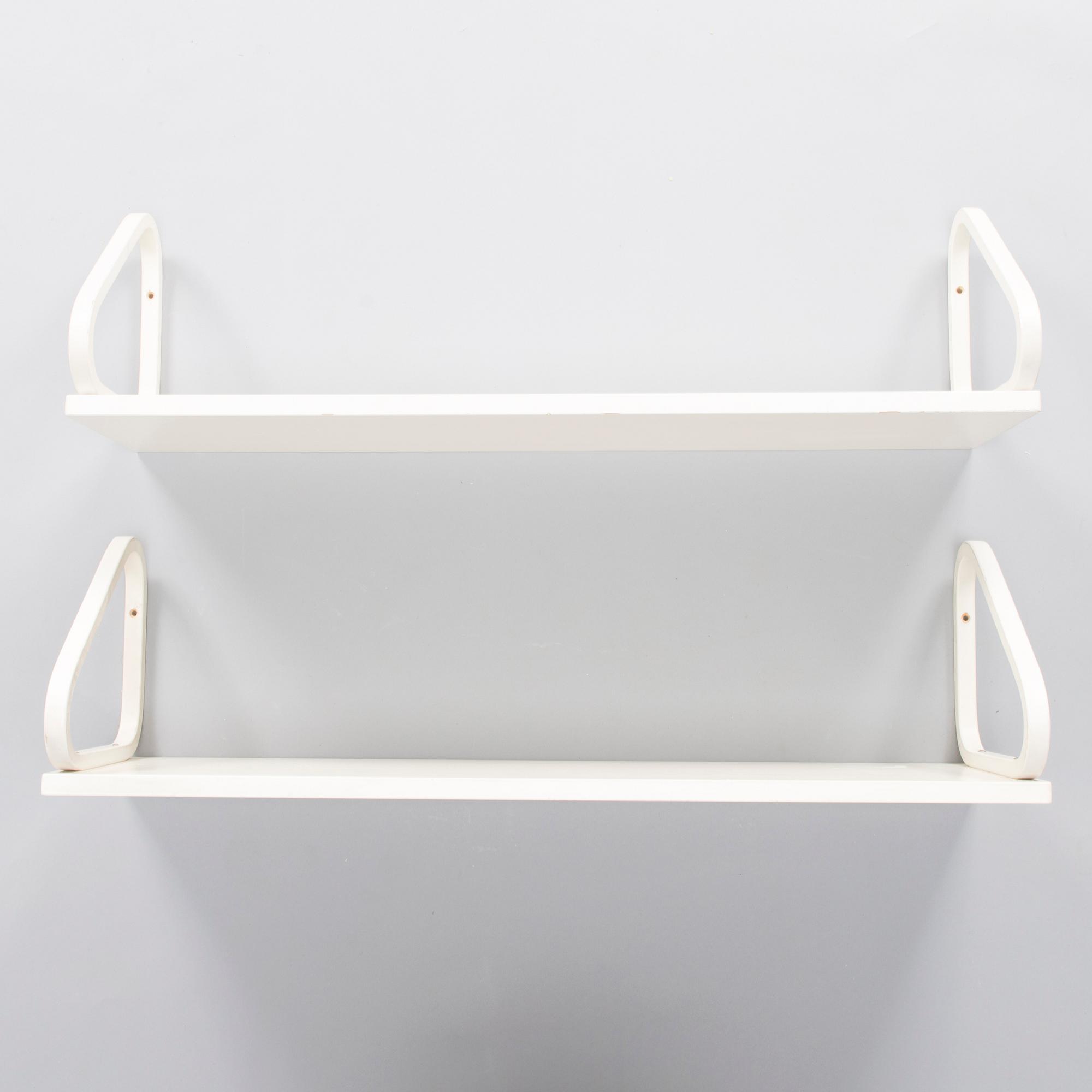 ALVAR AALTO, Two late 20th century shelves for Artek.