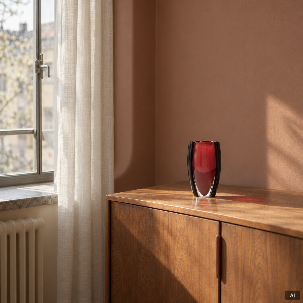 Mats Borgström, Vase, Orrefors.