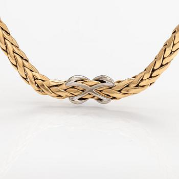 An 18K gold neckalce with ca. 0.80 ct of diamonds. TImanttiset, Helsinki.