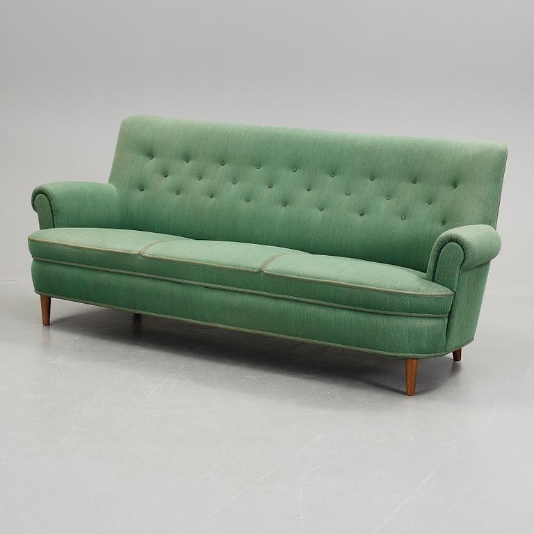 SOFFA, "Hemmakväll" Carl Malmsten, omkring 1900-talets mitt.