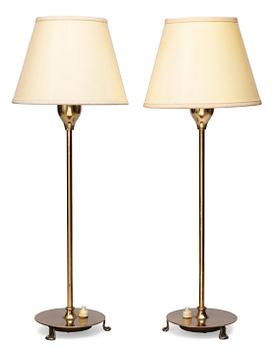 654. A pair of Josef Frank table lamps, model 2552, Firma Svenskt Tenn.