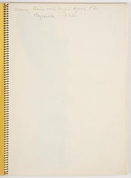 Lotte Laserstein, Skissblock med 23 teckningar varav 3 signerade.