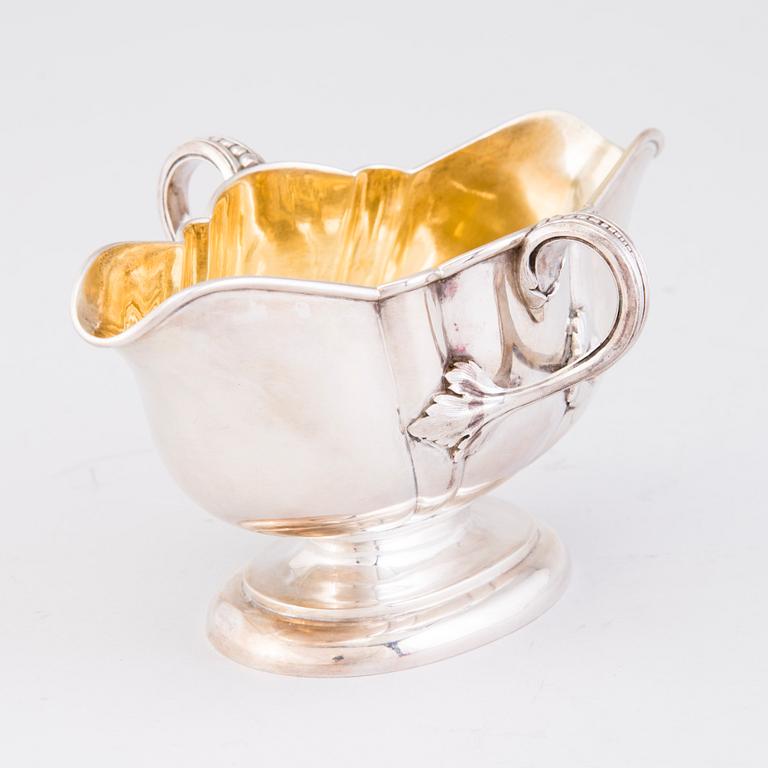 A SAUCE BOAT, silver, Sazikov, St. Petersburg 1880.