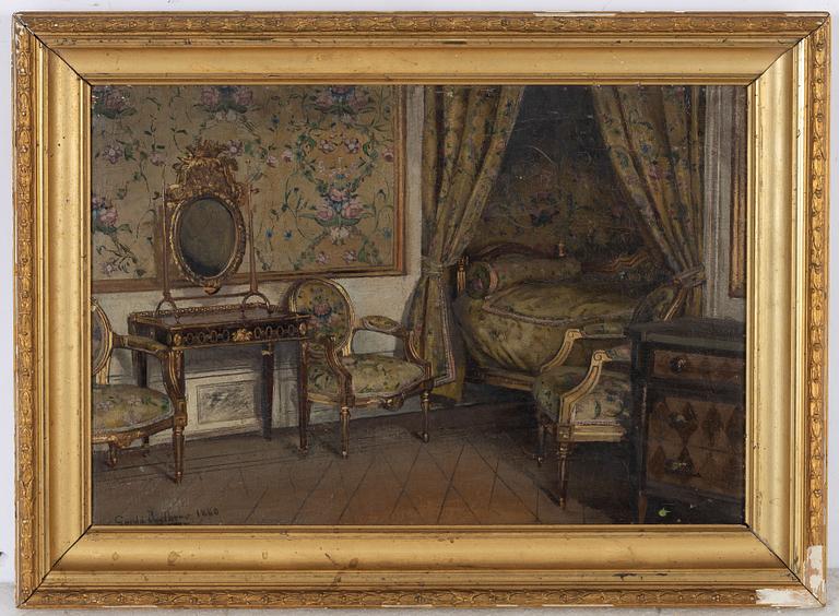 Gerda Tirén, Prinsessan Sofia Albertinas sängkammare på Gripsholms Slott.