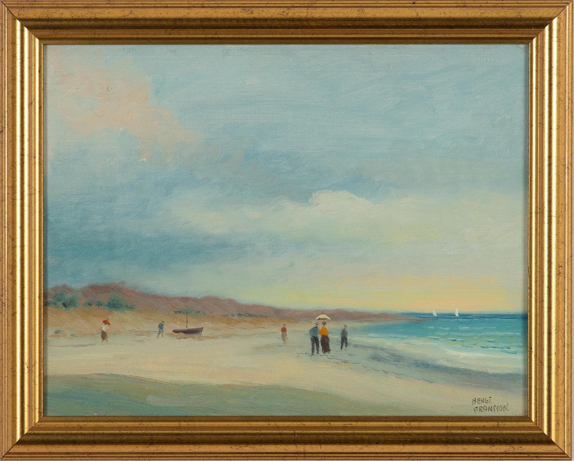Bengt Fransson, A stroll on the beach.