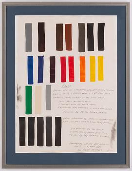 Terry Winters, lithographs in colours, 11, 1985-1986, signed. First lithograph numbered 26/39.