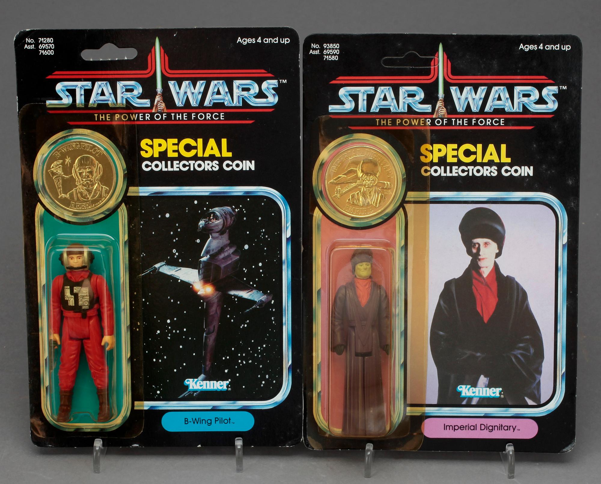 STAR WARS, 5 stycken actionfigurer, Kenner 1984.