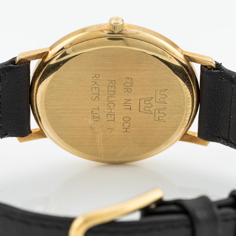 Tissot, Seastar, 18K guld, armbandsur, 33,5 mm.