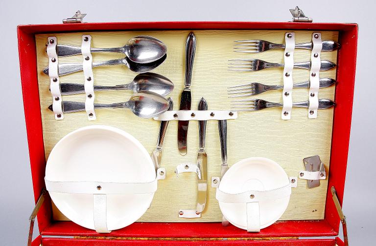 PICKNICKVÄSKA, 1950/60-tal.