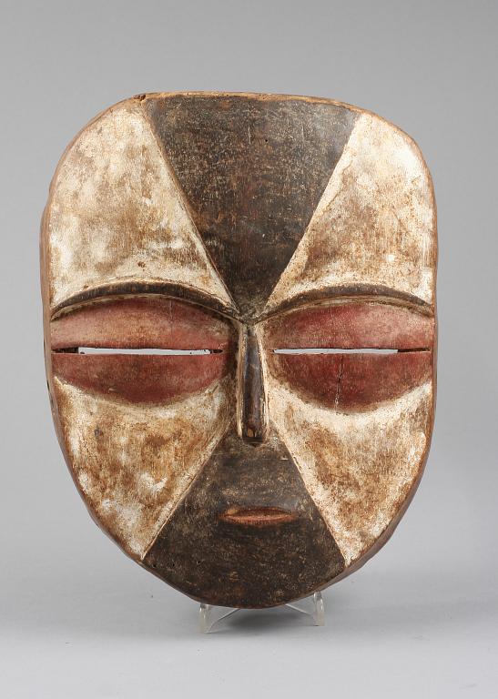 MASK, enl uppgift Kongo, Afrika. 1900-tal.