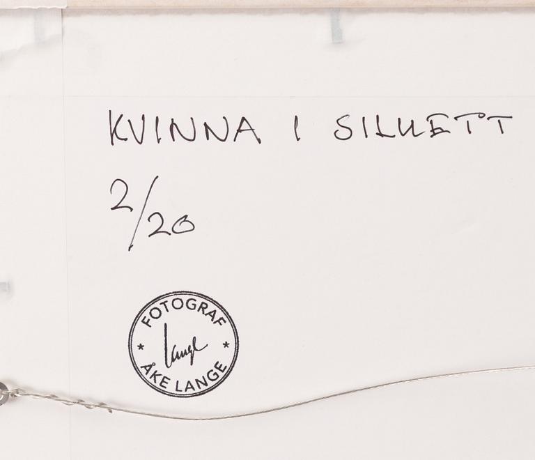 Åke Lange, "Kvinna i siluett".