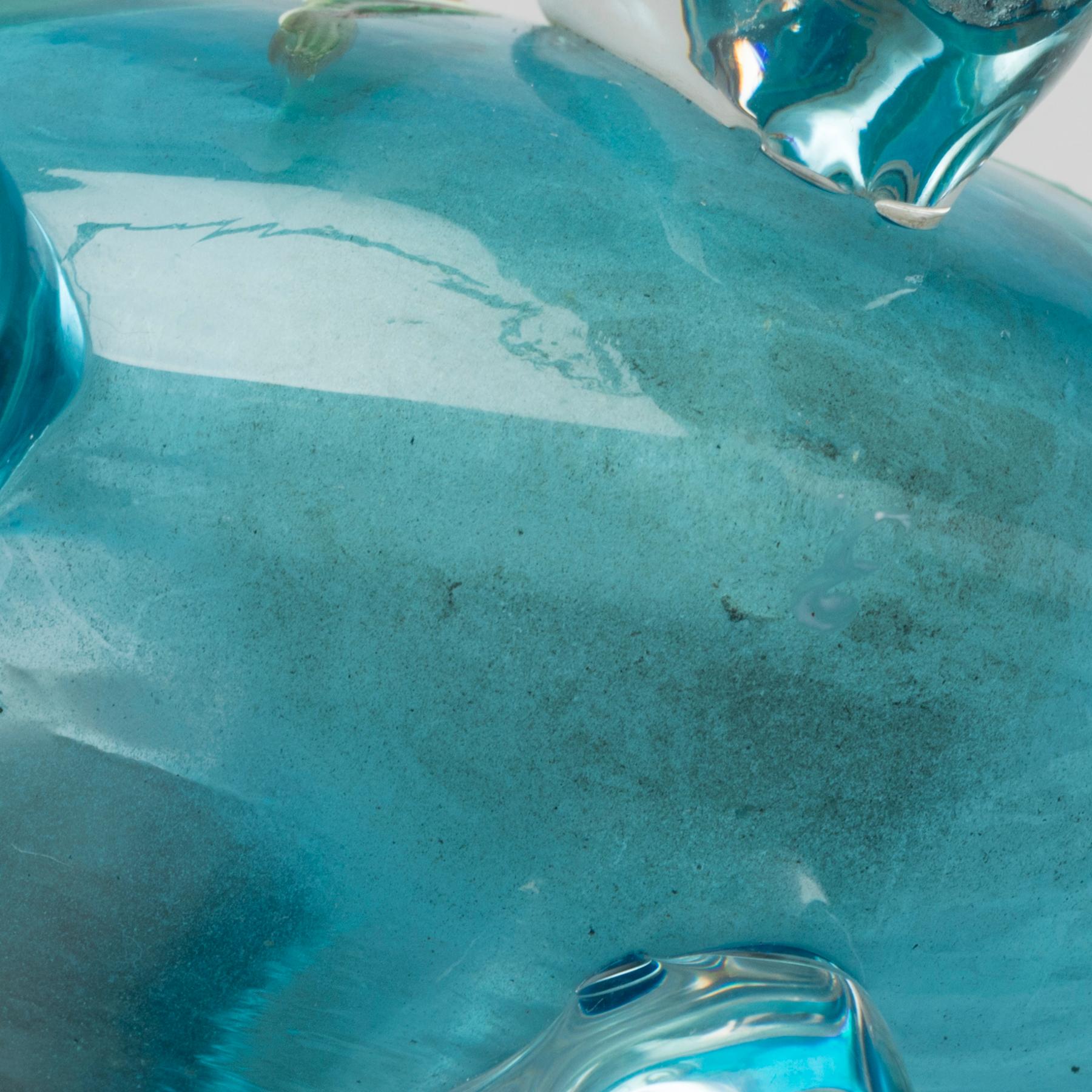 ERNEST LEVEILLÉ, a signed handpainted glass vase.