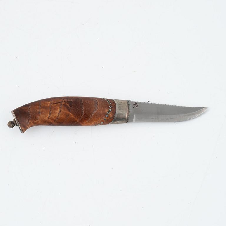 Leif Reiersen and Håvard Bergland, knife, signed.