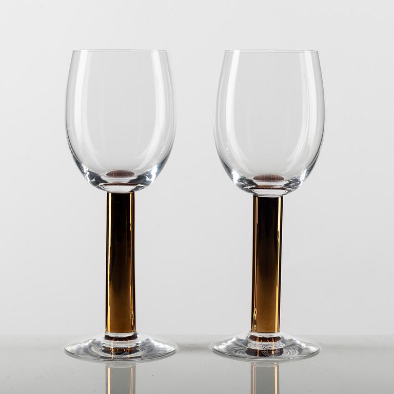 Gunnar Cyrén, an 18-piece 'Nobel' glass service, Orrefors.