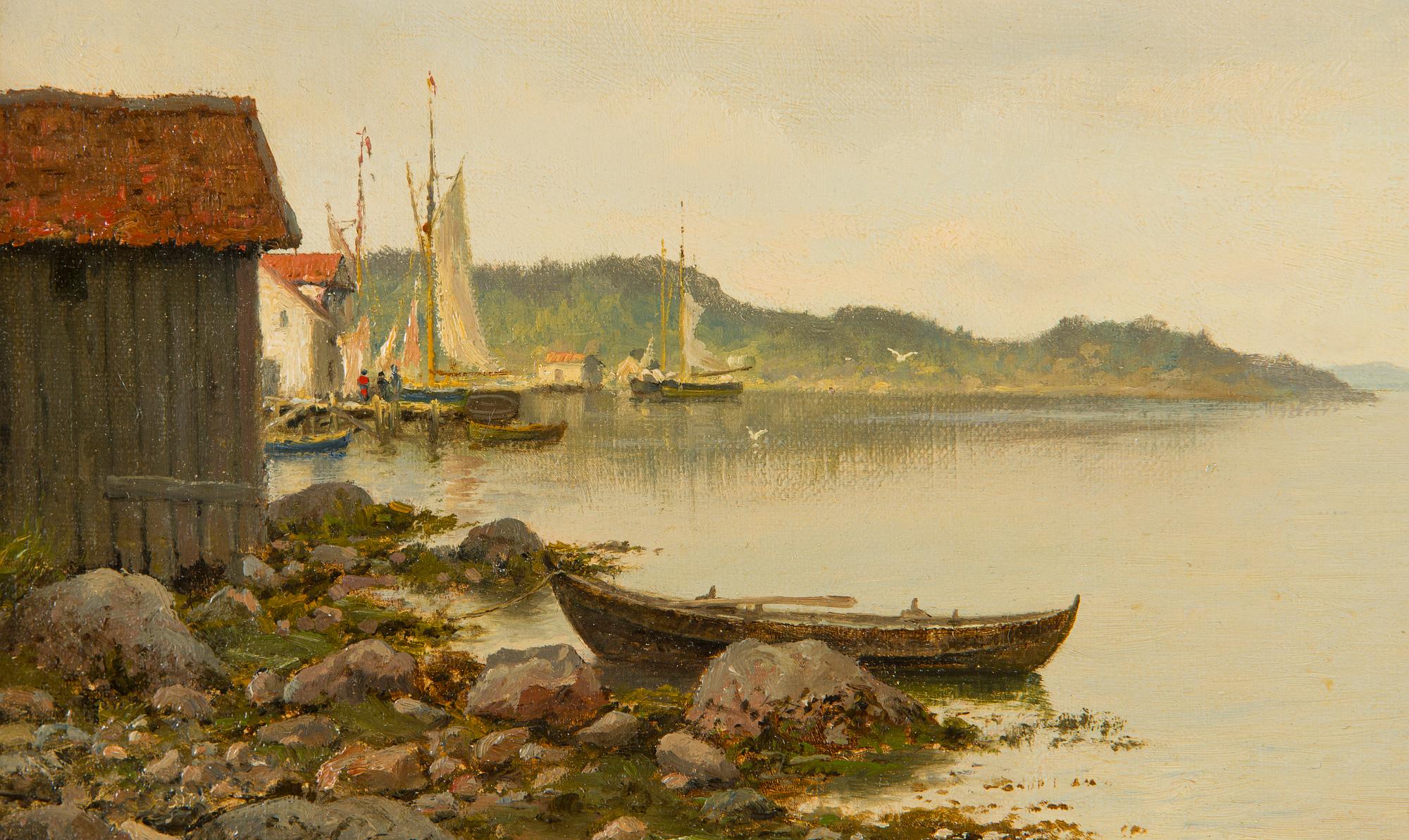 Oscar Kleineh Evening in the Harbour.