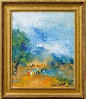 ÅKE LEXMON, olja på duk, signerad och daterad -89.