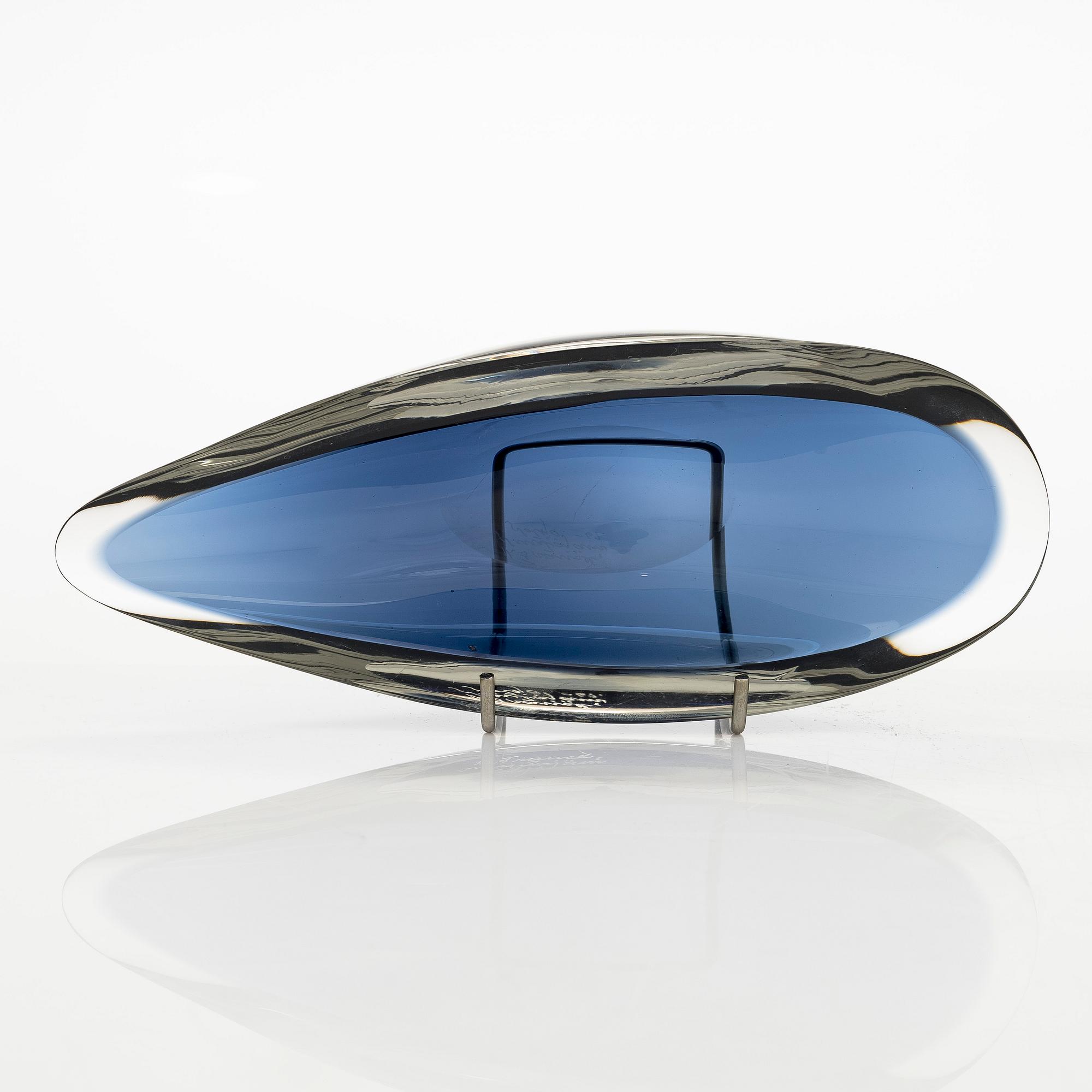 Kaj Franck, skål, "Videblad", signerad K. Franck Nuutajärvi Notsjö -61.