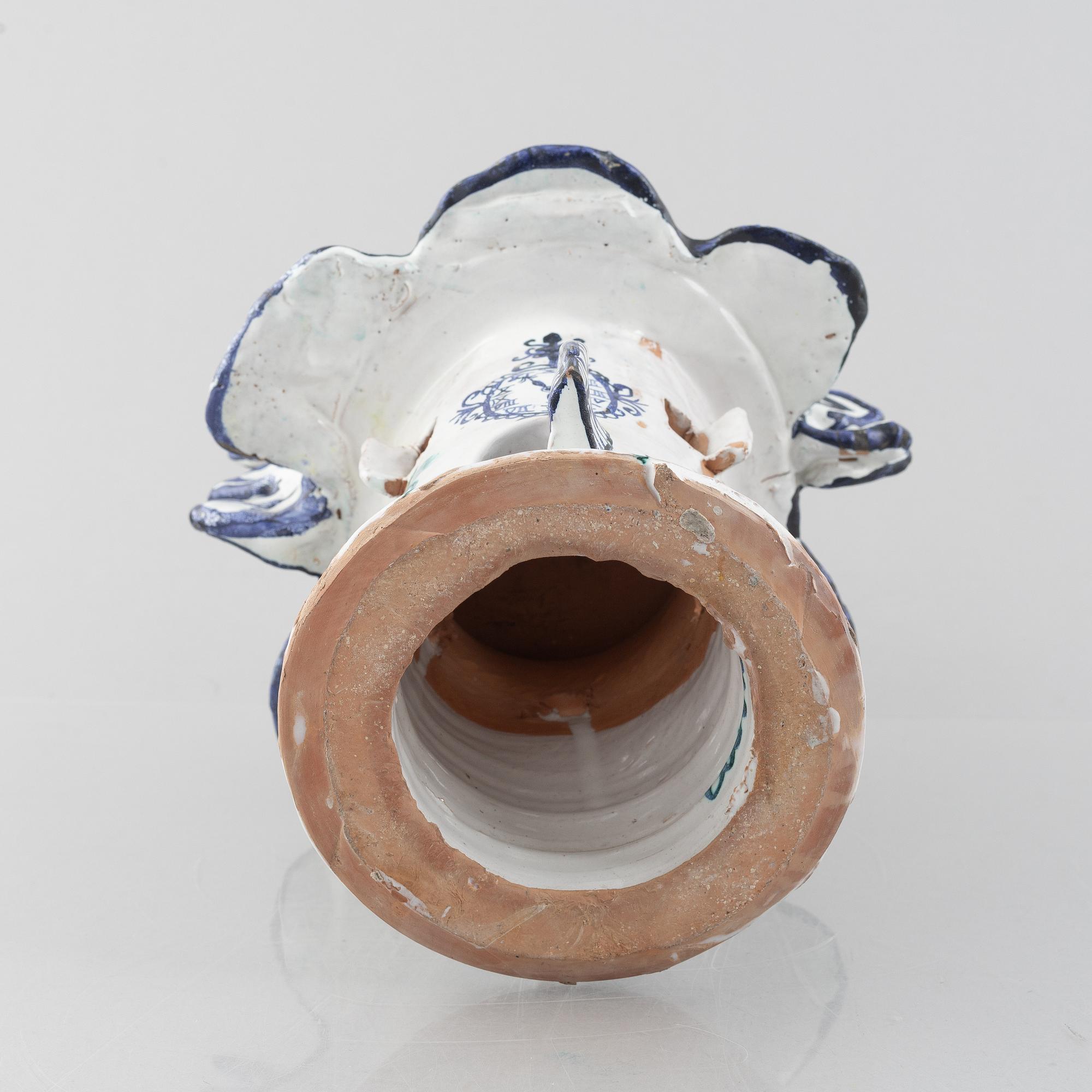 Ulrica Hydman-Vallien, unik skulptur, glaserat lergods, proveniens Sven Lundh.