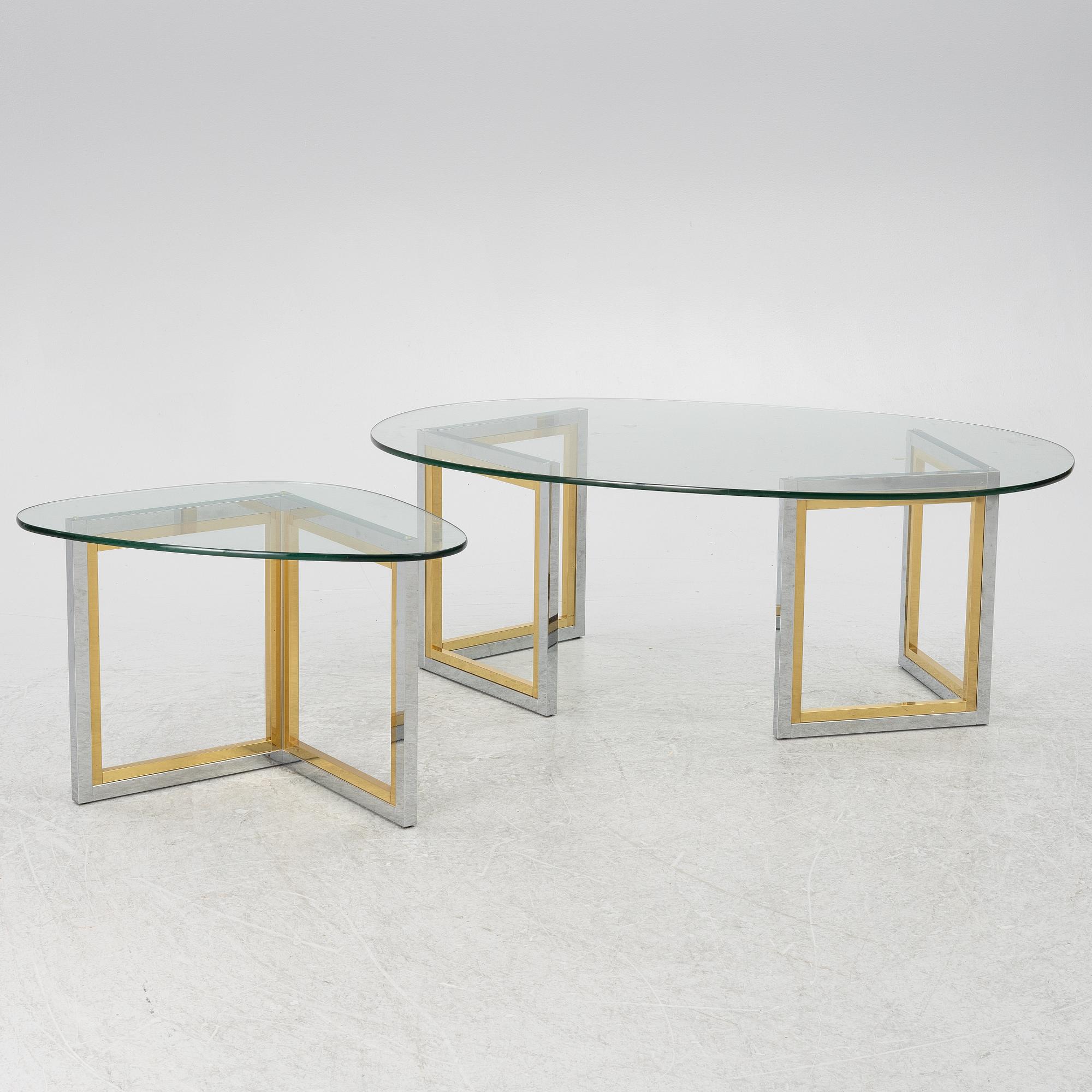 Coffee table and side table, Englessons.