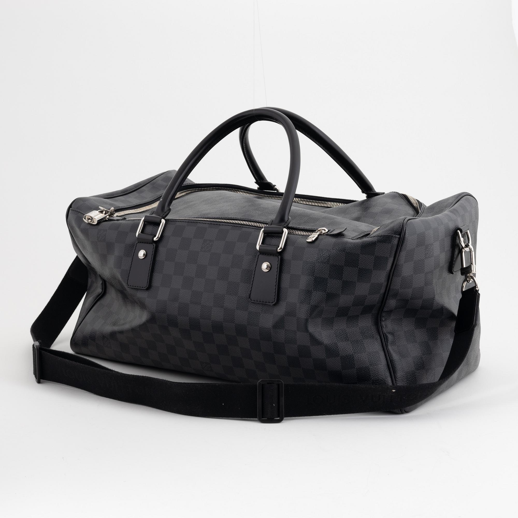 Louis Vuitton a Damier Graphite Roadster 50 weekend bag 2008. Bukowskis
