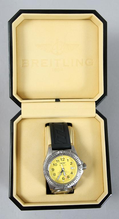 HERRARMBANDSUR, Breitling Avenger Seawolf Chronometer, i originalask.