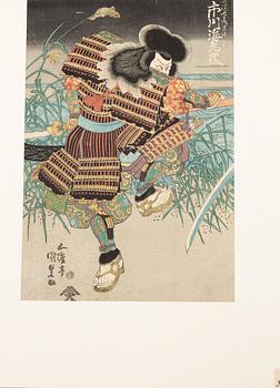 Utagawa Kunisada, Warrior with naginata.
