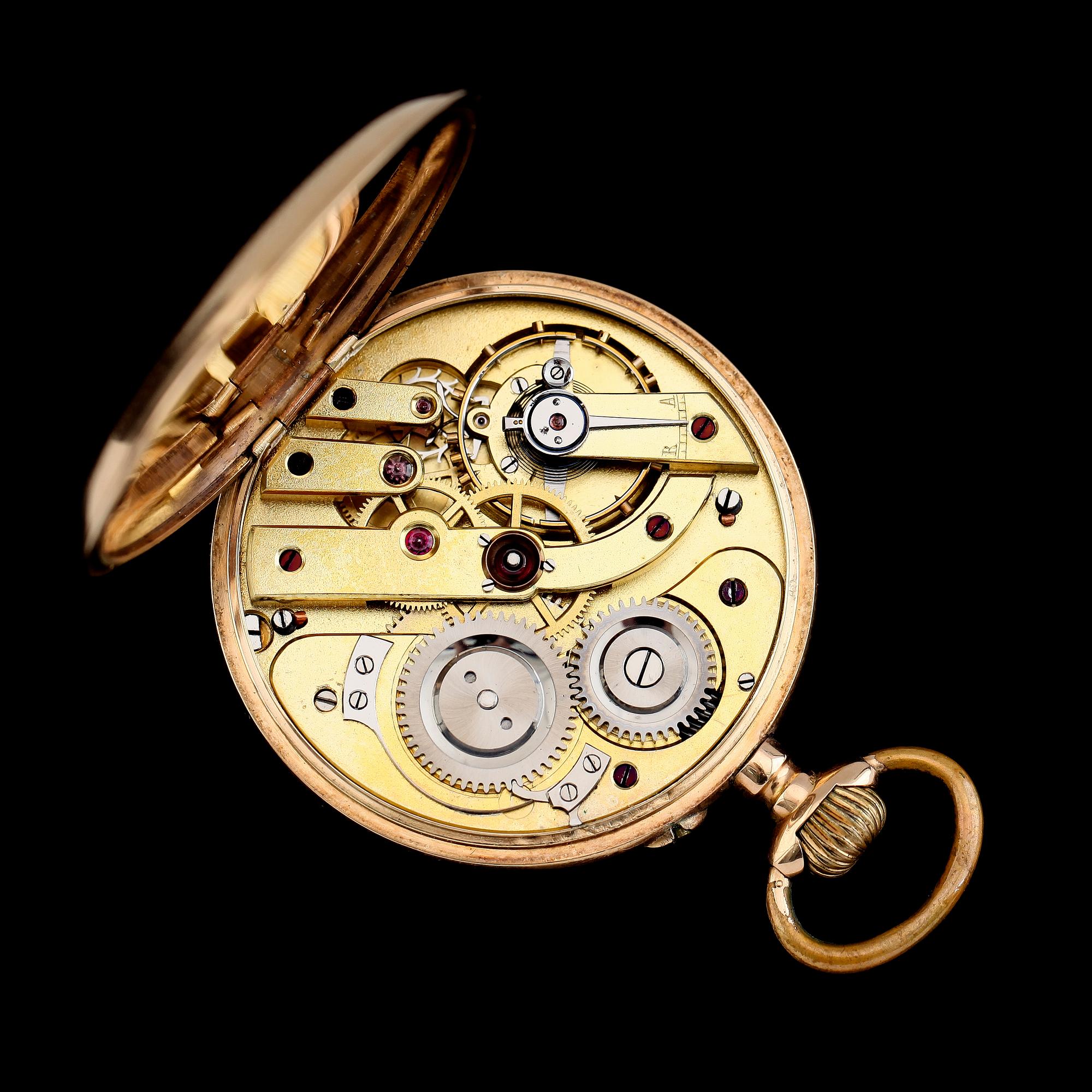 FICKUR, 14K guld, 1900-talets första hälft.