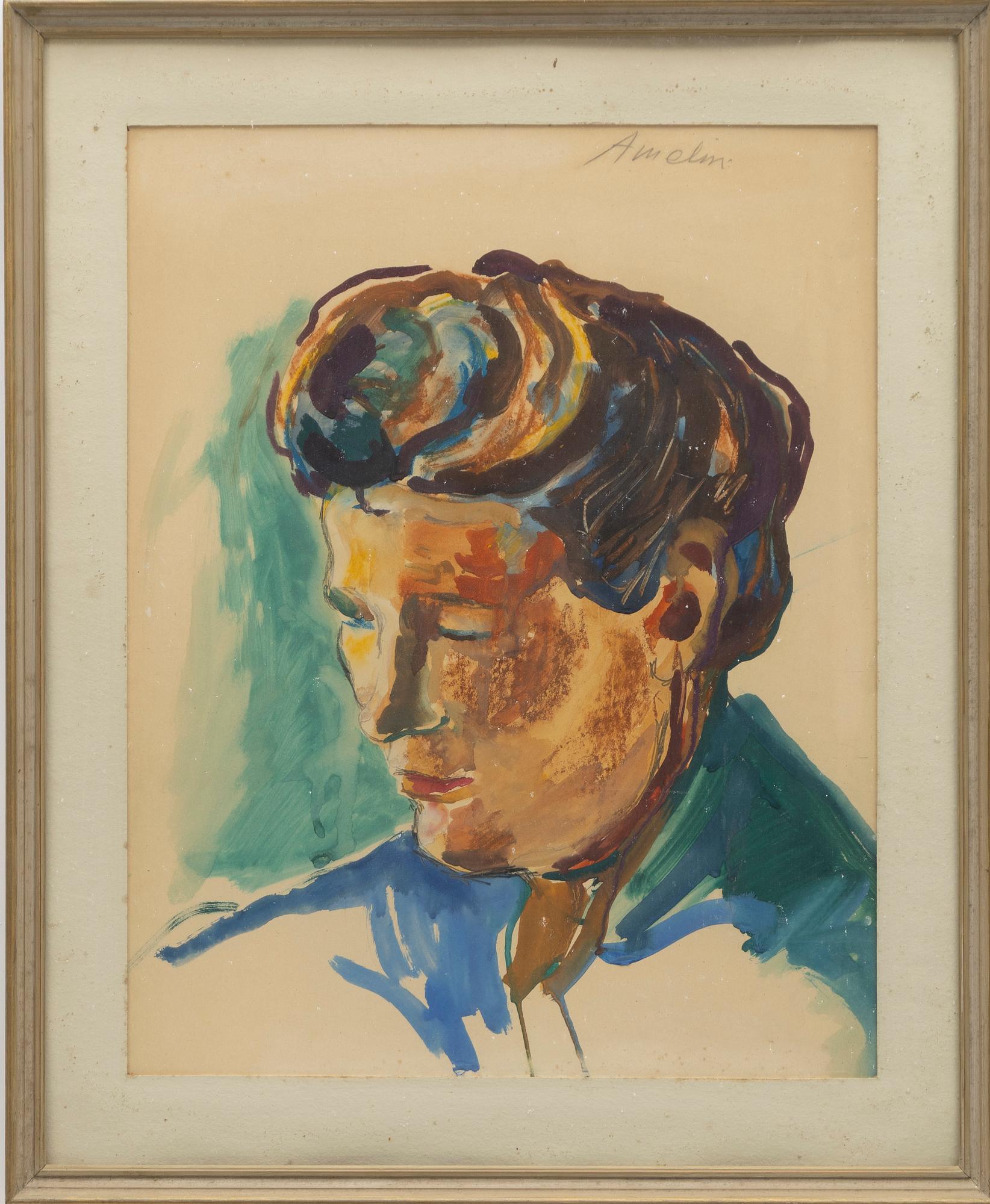 Albin Amelin, Portrait of Karin Amelin.