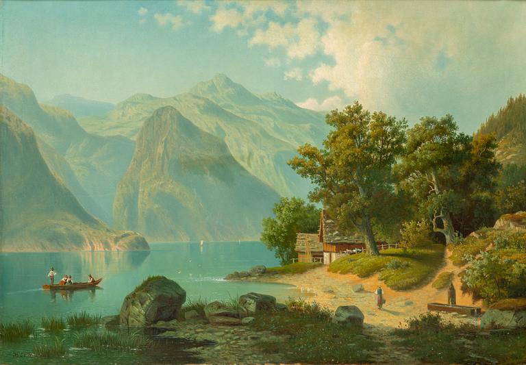 UNKNOWN ARTIST, 19th Century, oil on canvas, signed.