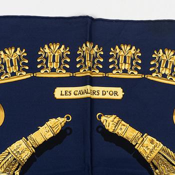 Hermès, scarf, "Les Cavaliers d'Or".