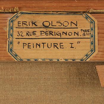 Erik Olson, "Svart, gult och vitt" (black, yellow and white).