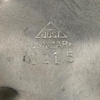 Just Andersen, ett parti tennföremål, 6 delar, Danmark, 1900-talets första hälft.