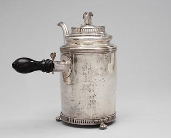 KAFFEKANNA, silver. G.Hofstedt, Örebro 1825.