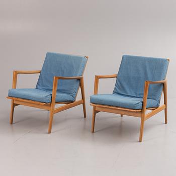 A pair of 1960's armchairs.