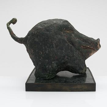 Ahti Seppet, a bronze sculpture, signed.