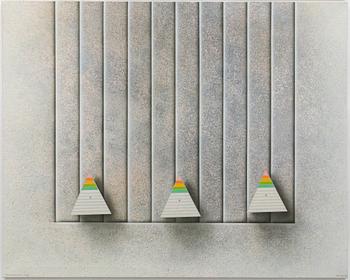 Beck & Jung, "Pyramid game impress", diptych.