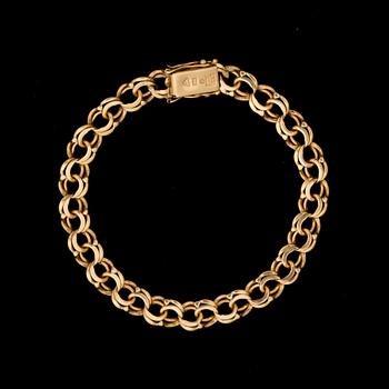 ARMBAND, 18K guld. M K's Guldsmedsateljé, Stockholm 1958. Vikt ca 13 gram.