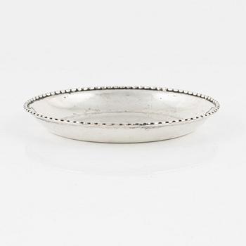 Coaster, design nr 209, silver, Georg Jensen, Danmark, 1920.