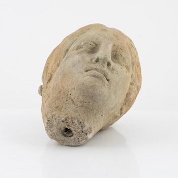 A sandstone sculpture, 19th/20th Century.
