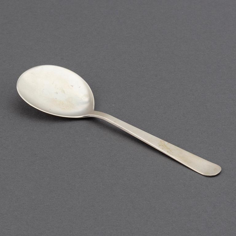 WIWEN NILSSON, a sterling silver server, Lund 1953.