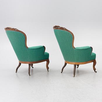 Salongsgrupp, 8 delar, nyrokoko, 1800-talets andra hälft.