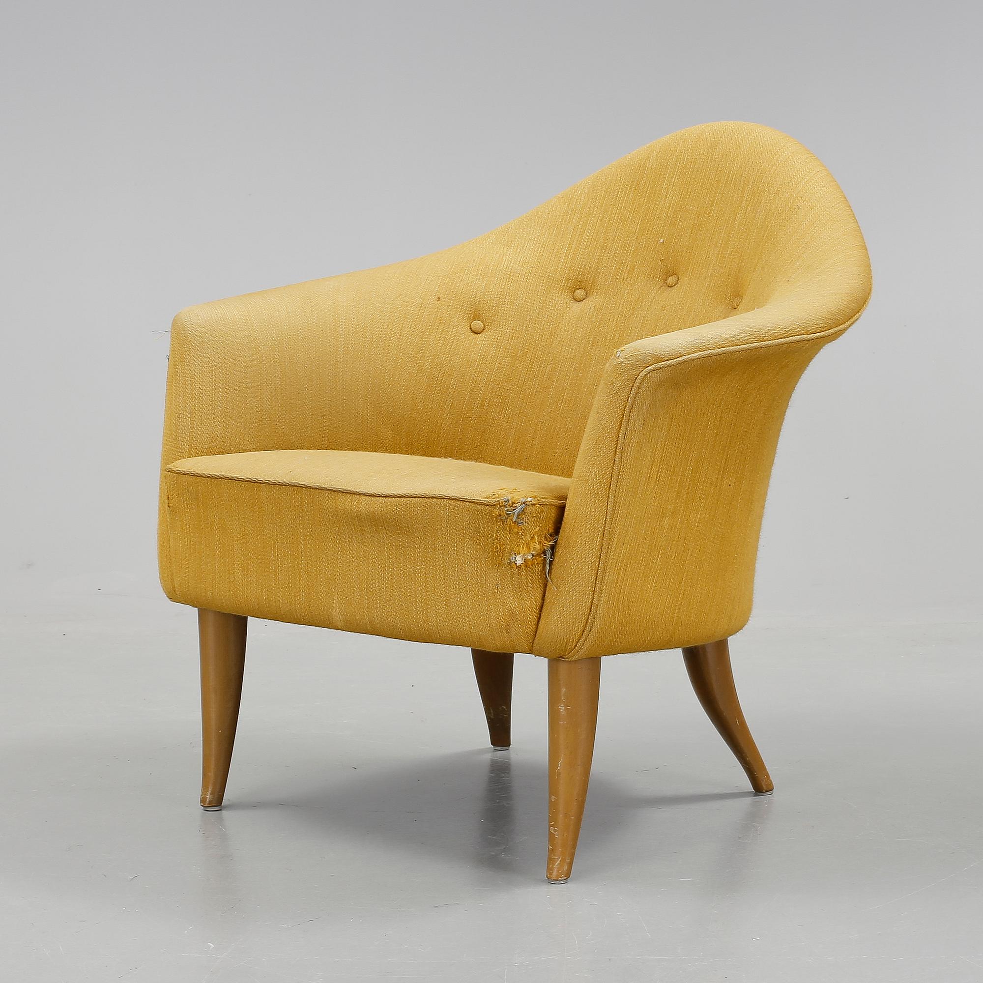 FÅTÖLJ, "Lilla Adam" ur Paradiset, Triva, Kerstin Hörlin-Holmquist för NK.