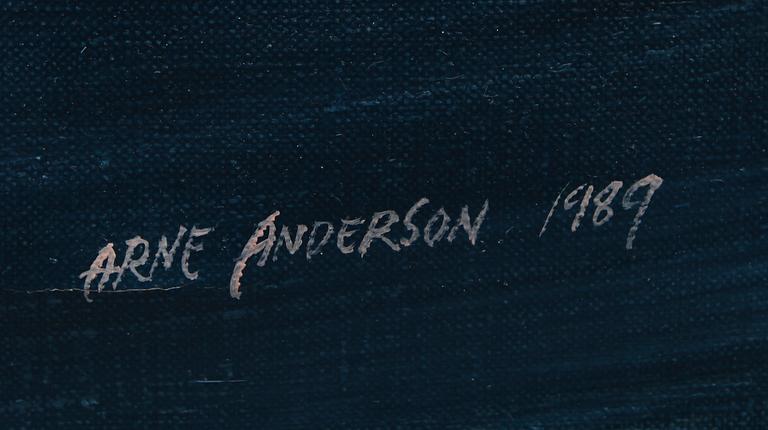 ARNE ANDERSSON, olja på duk, signerad och daterad 1989.